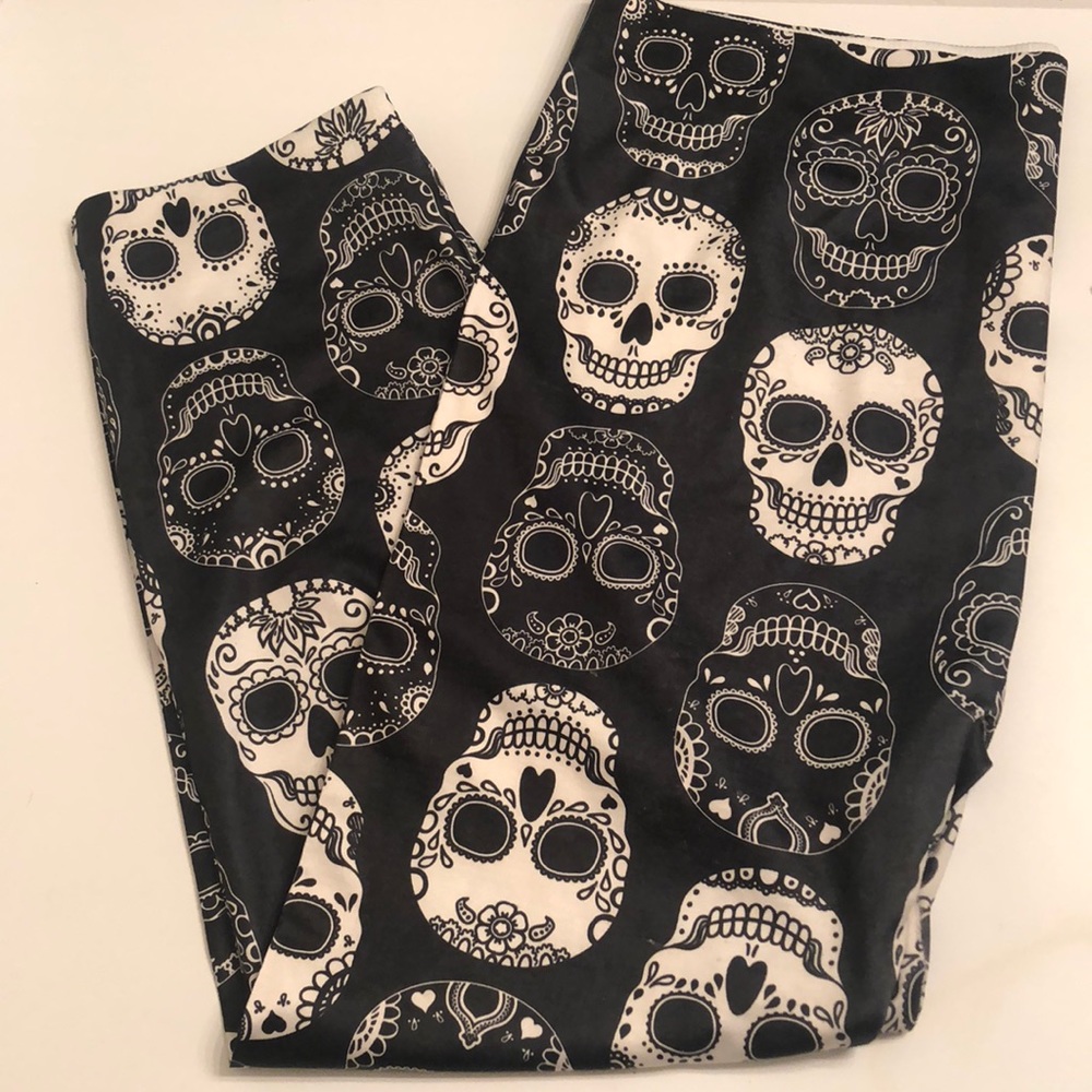 Skull Print Leggings